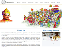 Tablet Screenshot of basavasamithi.org